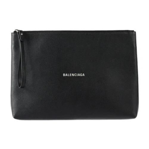 Pre-owned Leather clutches Balenciaga Vintage , Black , Dames