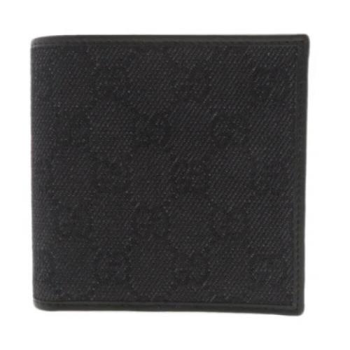 Pre-owned Canvas wallets Gucci Vintage , Black , Dames