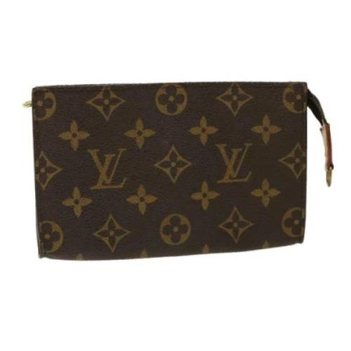 Pre-owned Canvas pouches Louis Vuitton Vintage , Brown , Dames