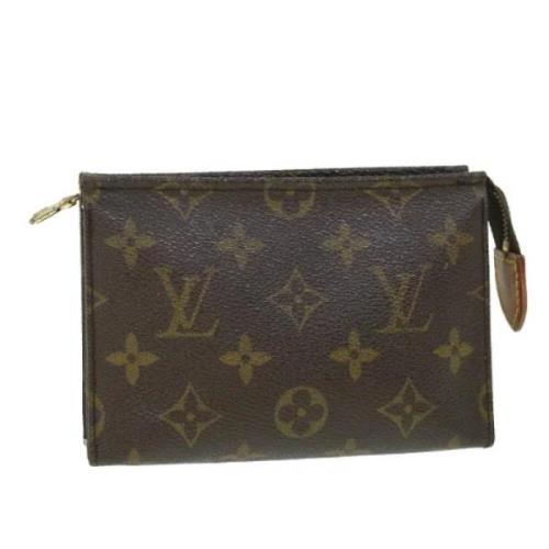 Pre-owned Canvas pouches Louis Vuitton Vintage , Brown , Dames