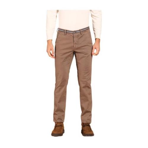 Winter Heren Chino Broek Slim Fit Mason's , Brown , Heren