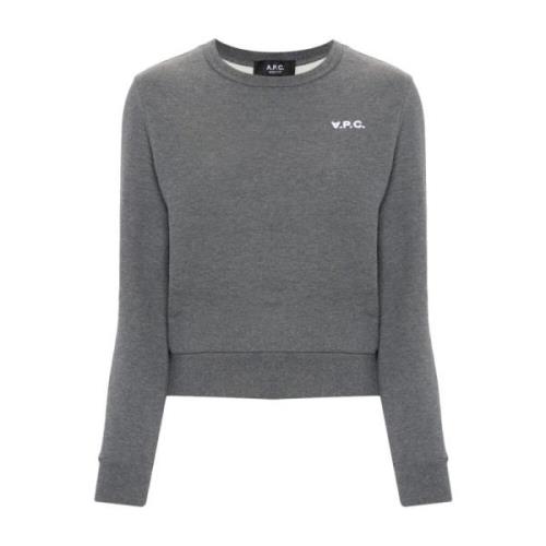 Grijze Crew Neck Sweater A.p.c. , Gray , Dames