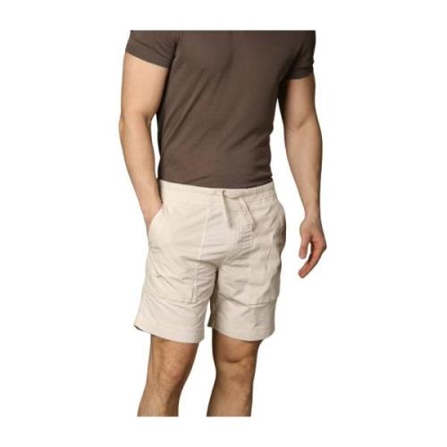 Zomerse Chino Bermuda in Parachute Mason's , Beige , Heren