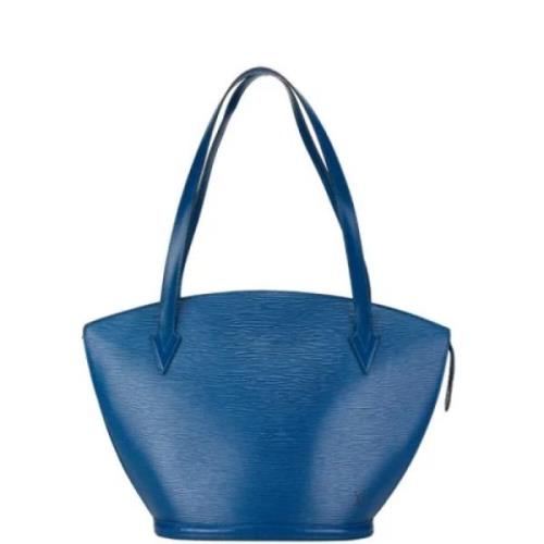 Pre-owned Leather louis-vuitton-bags Louis Vuitton Vintage , Blue , Da...