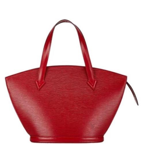 Pre-owned Leather louis-vuitton-bags Louis Vuitton Vintage , Red , Dam...