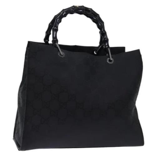 Pre-owned Canvas gucci-bags Gucci Vintage , Black , Dames