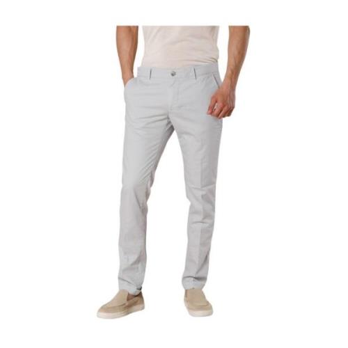 Extra Slim Stretch Chino Broek Mason's , Gray , Heren