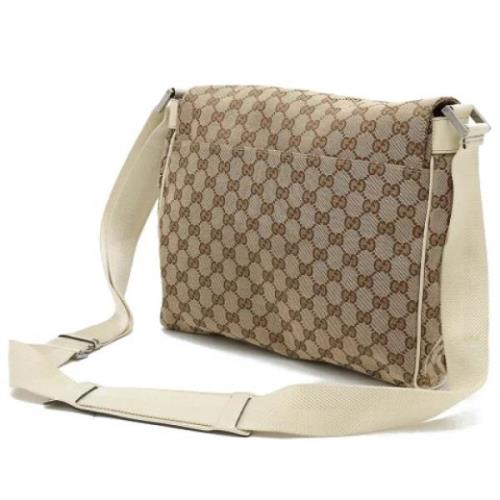 Pre-owned Canvas gucci-bags Gucci Vintage , Brown , Dames