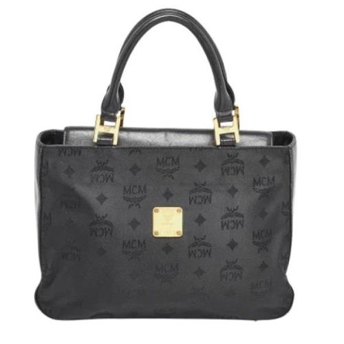 Pre-owned Leather totes MCM Pre-owned , Black , Dames