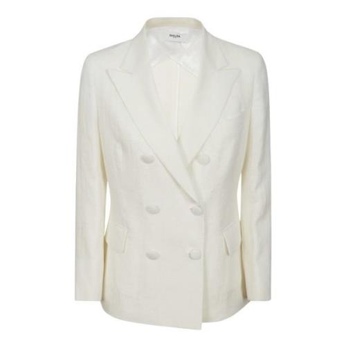 Witte Jas voor Stijlvolle Look Saulina , White , Dames