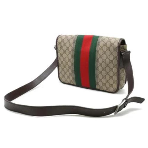 Pre-owned Canvas gucci-bags Gucci Vintage , Beige , Dames