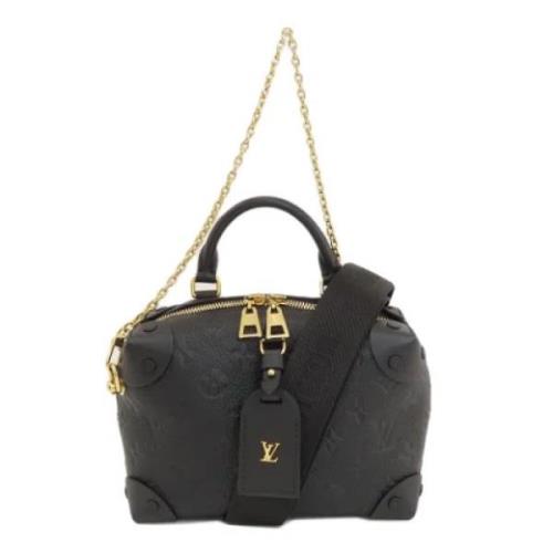 Pre-owned Canvas shoulder-bags Louis Vuitton Vintage , Black , Dames