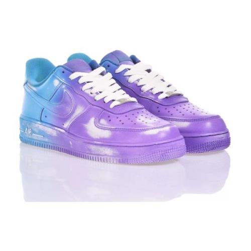 Handgemaakte Blauwe Sneakers Aangepast Artistiek Nike , Multicolor , H...