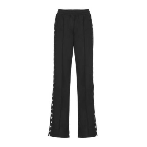 Stijlvolle zwarte tech-stof joggings voor vrouwen Golden Goose , Black...