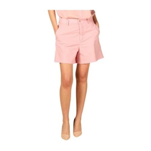 Gezellige Dames Chino Bermuda Shorts Mason's , Pink , Dames