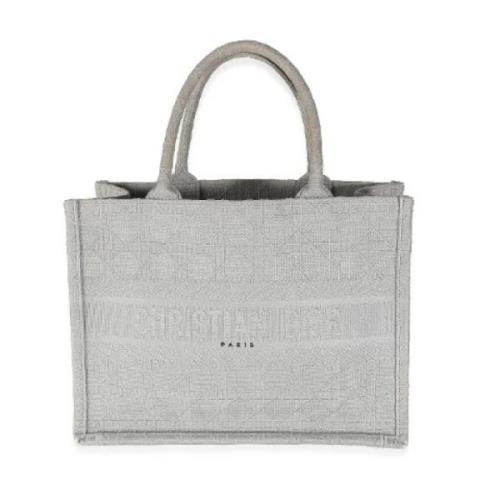 Pre-owned Canvas totes Dior Vintage , Gray , Dames