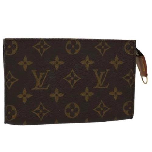 Pre-owned Canvas pouches Louis Vuitton Vintage , Brown , Dames