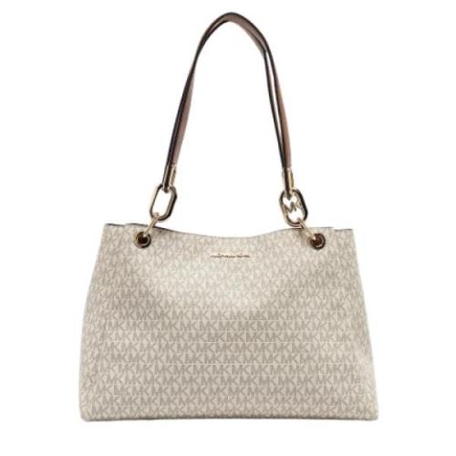 Pre-owned Leather totes Michael Kors Pre-owned , White , Dames