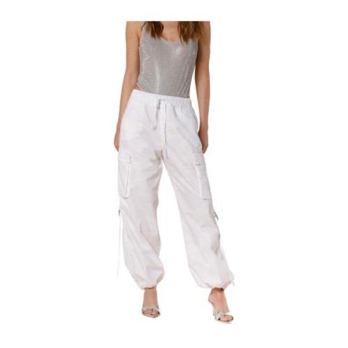 Camouflage Cargo Jogger Broek Mason's , White , Dames