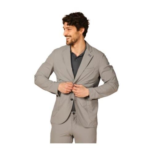 Dynamische Herenblazer in Technisch Jersey Mason's , Gray , Heren