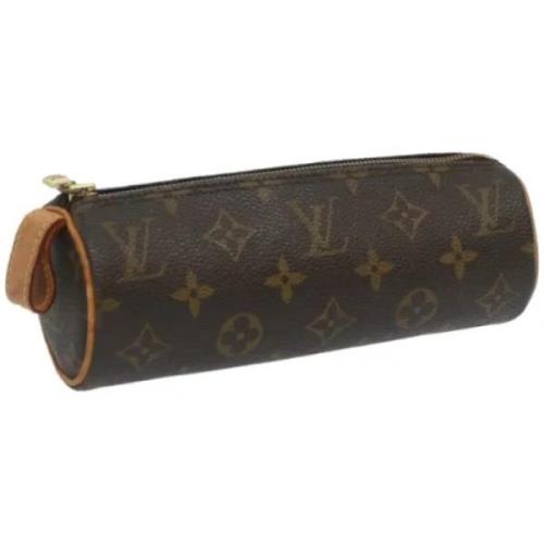 Pre-owned Canvas pouches Louis Vuitton Vintage , Brown , Dames