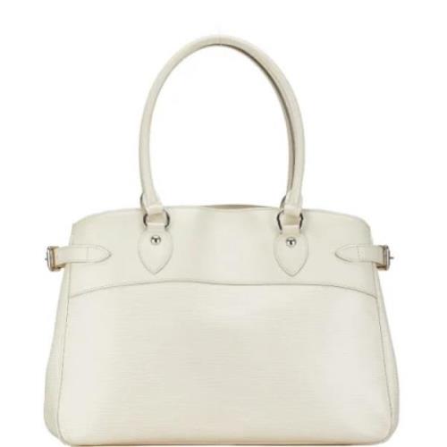 Pre-owned Leather louis-vuitton-bags Louis Vuitton Vintage , White , D...