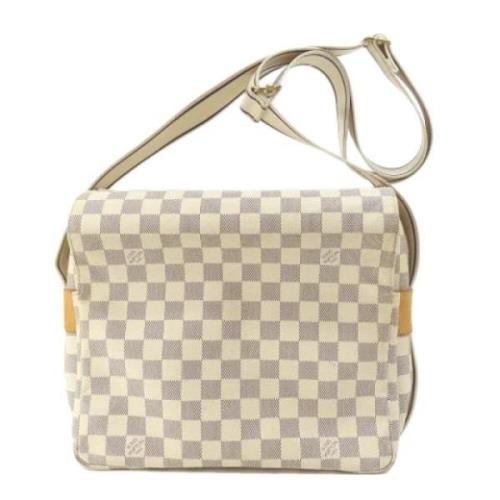 Pre-owned Canvas shoulder-bags Louis Vuitton Vintage , Beige , Dames