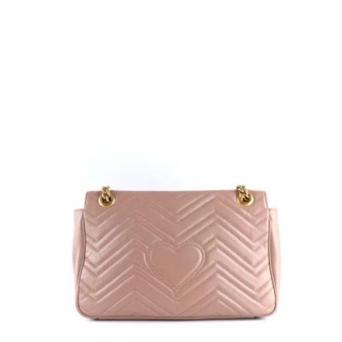 Pre-owned Leather gucci-bags Gucci Vintage , Pink , Dames