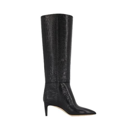 Leather boots Paris Texas , Black , Dames