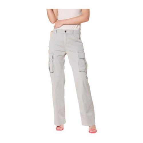 Rechte Pasvorm Cargo Broek IJs Mason's , Blue , Dames