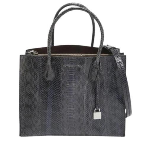 Pre-owned Leather totes Michael Kors Pre-owned , Blue , Dames