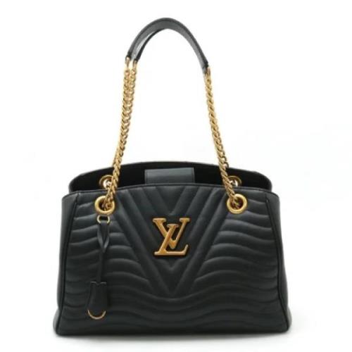 Pre-owned Leather louis-vuitton-bags Louis Vuitton Vintage , Black , D...