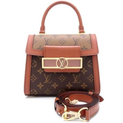 Pre-owned Canvas handbags Louis Vuitton Vintage , Brown , Dames