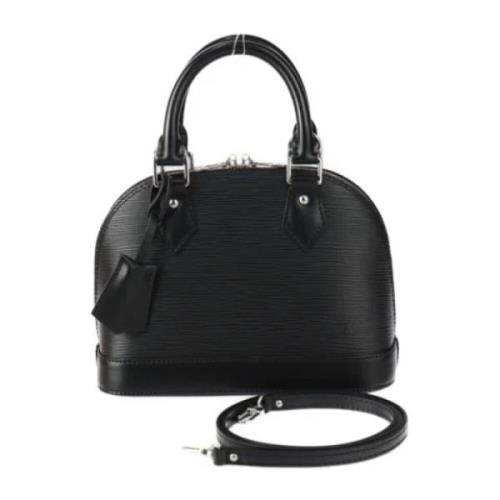 Pre-owned Leather handbags Louis Vuitton Vintage , Black , Dames