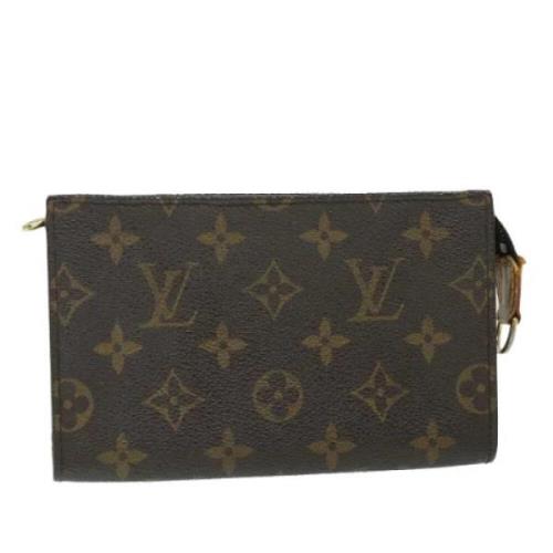 Pre-owned Canvas pouches Louis Vuitton Vintage , Brown , Dames