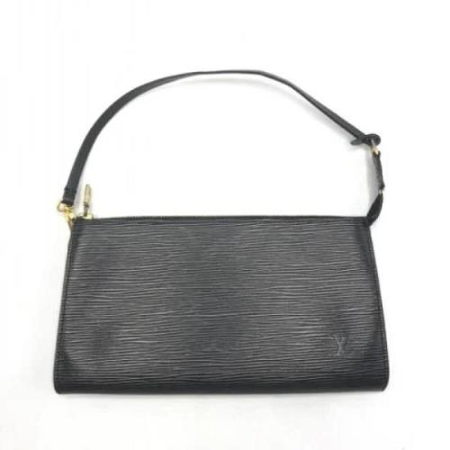 Pre-owned Leather louis-vuitton-bags Louis Vuitton Vintage , Black , D...