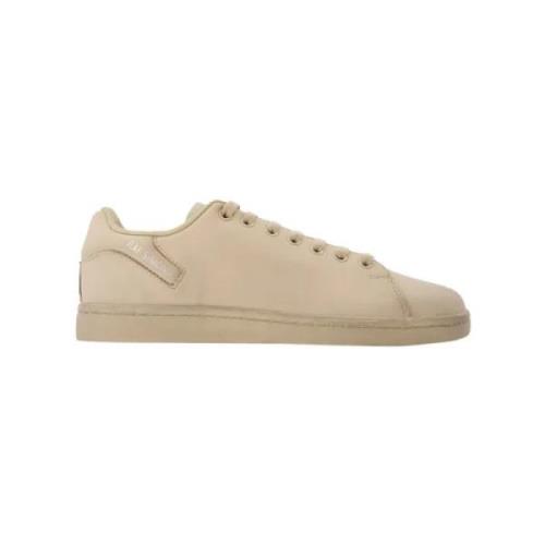 Leather sneakers Raf Simons , Beige , Heren