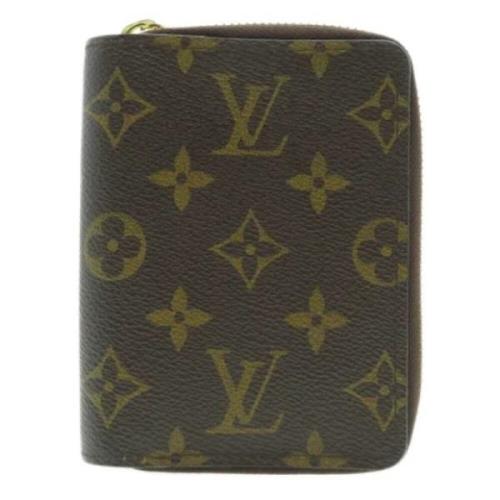 Pre-owned Canvas wallets Louis Vuitton Vintage , Brown , Dames