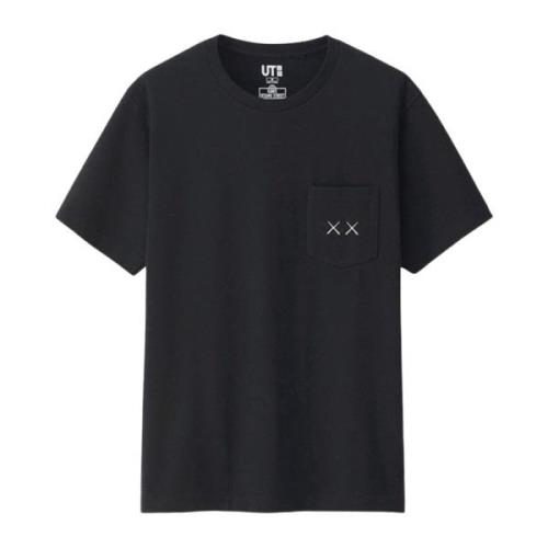 Sesame Street Pocket Tee Limited Edition Kaws , Black , Heren