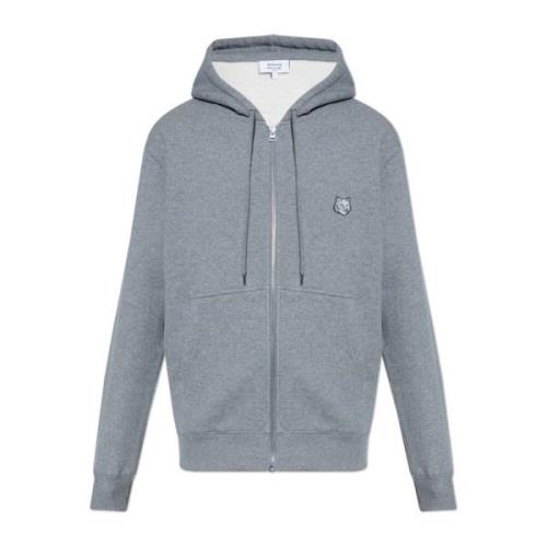 Rits-sweatshirt Maison Kitsuné , Gray , Heren