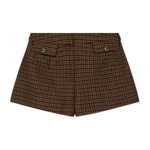 Wollen shorts The Mannei , Brown , Dames