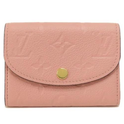 Pre-owned Canvas wallets Louis Vuitton Vintage , Pink , Dames