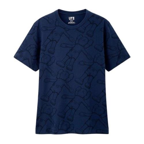 Holiday Print Tee Limited Edition Kaws , Blue , Heren