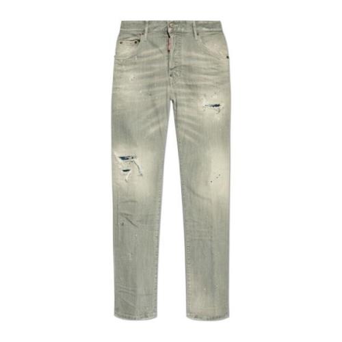 Jeans Skater Dsquared2 , Gray , Heren