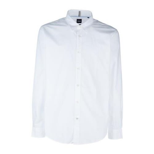 Stijlvolle Overhemden Hugo Boss , White , Heren