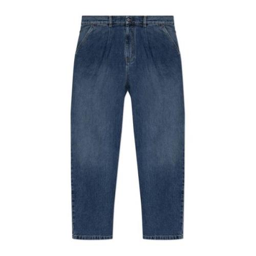 Wijde jeans Moschino , Blue , Heren