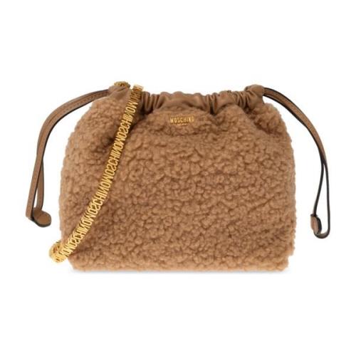 Schoudertas Moschino , Brown , Dames