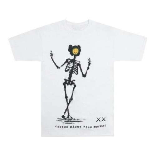 Beperkte oplage wit T-shirt Kaws , White , Dames