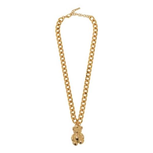 Messing ketting Moschino , Yellow , Dames