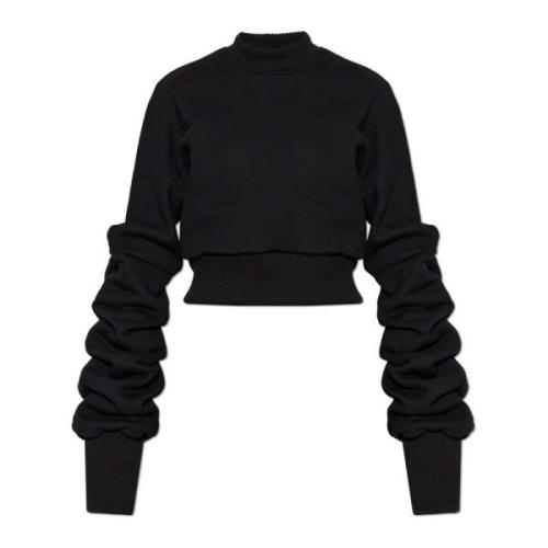 Sweatshirt met decoratieve mouwen The Mannei , Black , Dames